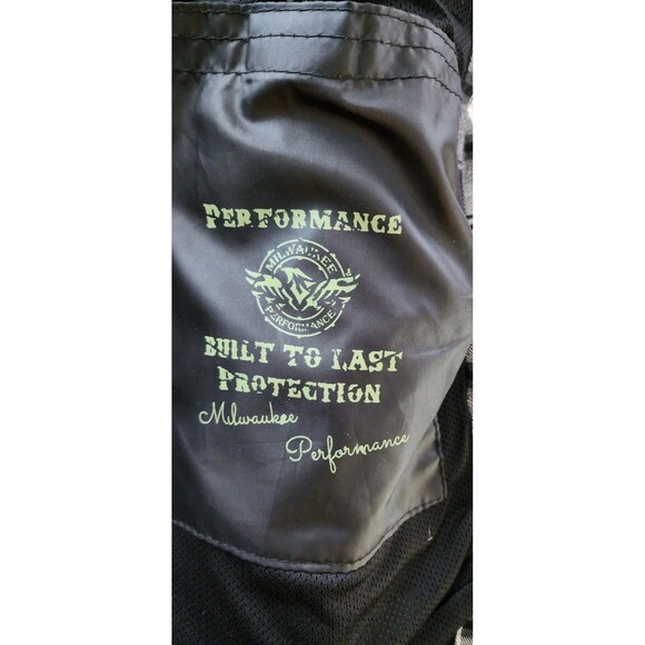 Milwaukee Leather Performance Armored Motorcycle Rider Plaid Flannel Jacket XL - Picture 4 of 9
